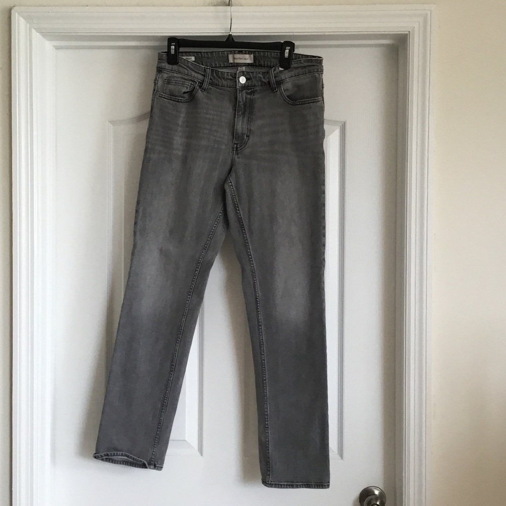 Calvin Klein Jeans Men's Straight Gray Denim